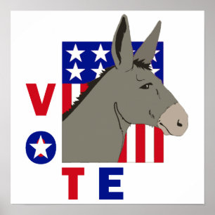 STEMMING DEMOCRAT DONKEY Poster