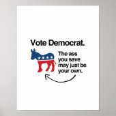 STEMMING DEMOCRAT -.png Poster (Voorkant)