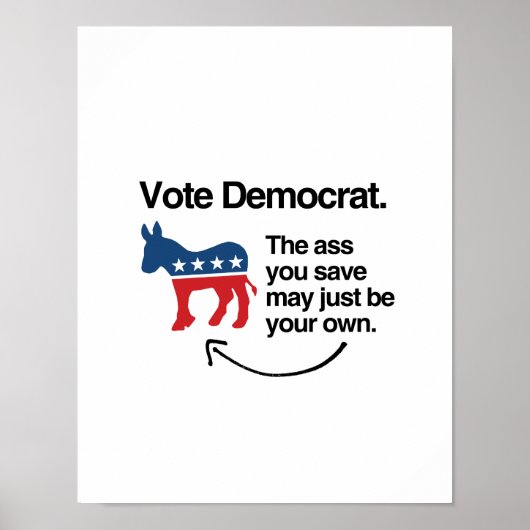 STEMMING DEMOCRAT -.png Poster (Voorkant)