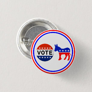 Stemming Democratische Button