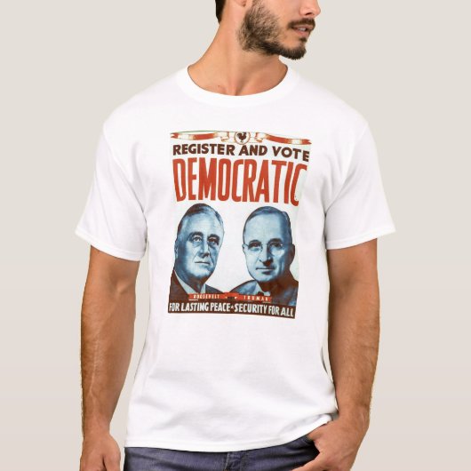 Stemming democratische t-shirt (Voorkant)