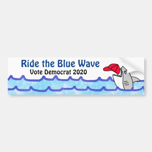 Stemming democratische verkiezingen 2020 bumpersticker (Voorkant)