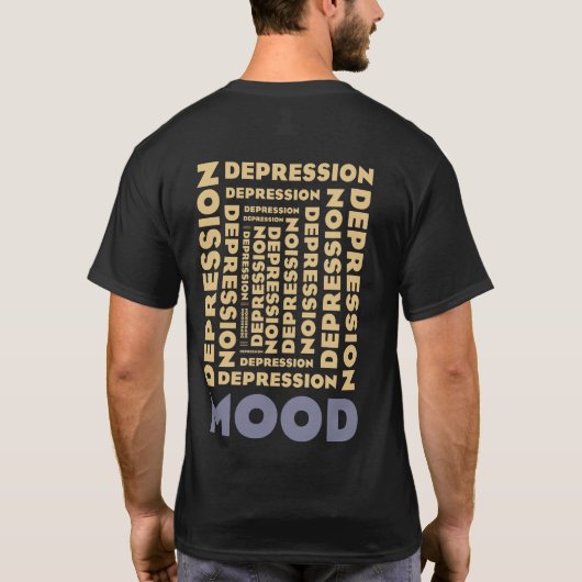 Stemming: depressie t-shirt (Achterkant)
