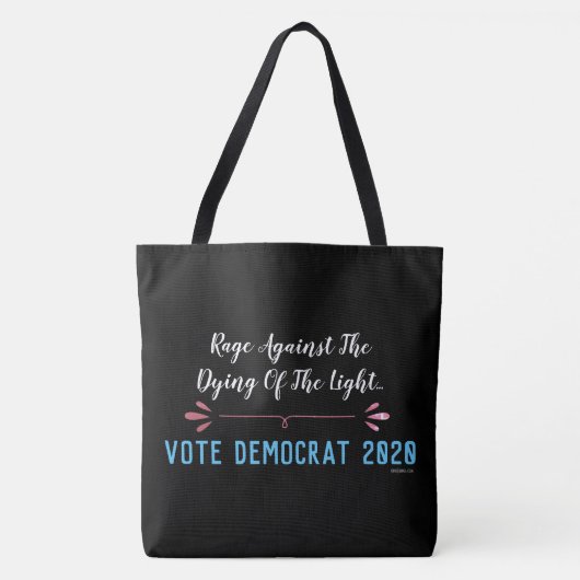 Stemming: donderdag 2020 Grote Canvas tas (Voorkant)