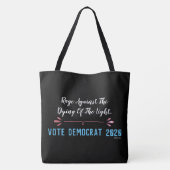 Stemming: donderdag 2020 Grote Canvas tas (Achterkant)