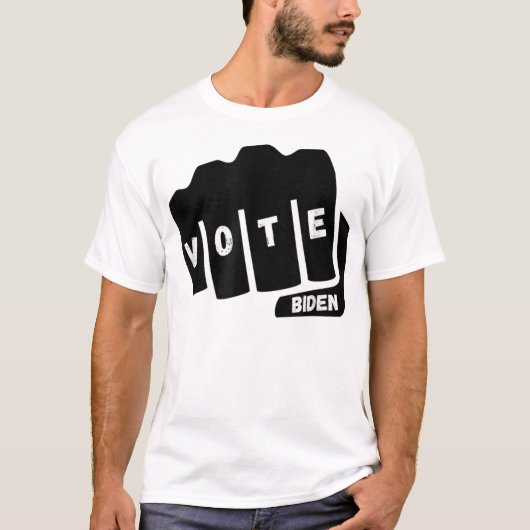 Stemming: eerste T-shirt tegen Trump (Voorkant)