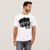 Stemming: eerste T-shirt tegen Trump (Voorkant volledig)