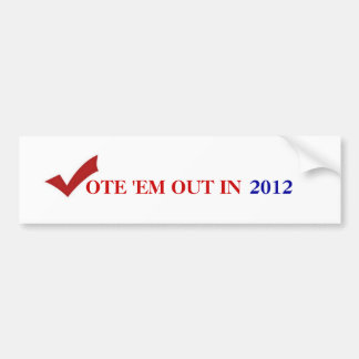 Stemming: Em Out bumper sticker