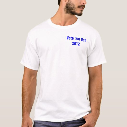 Stemming: Em Out in 2012 T-shirt (Voorkant)