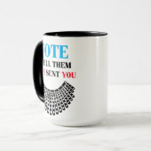 Stemming en zeggen dat Ruth je heeft gestuurd Mok (Voorkant links)