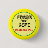 Stemming forceren ronde button 3,2 cm (Voorkant)