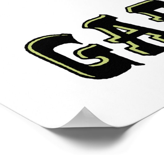 Stemming Garfield en Arthur, groen Poster (Hoek)