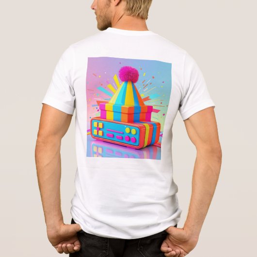 Stemming gebaseerd op WiFi-signaal - Grappig Emoji Tri-Blend Shirt (Achterkant)