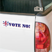 Stemming: geen Schots referendum Bumpersticker (Op Truck)