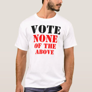STEMMING GEEN VAN DE BOVENSTAANDE T-SHIRT
