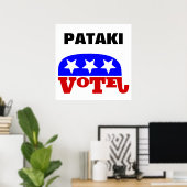 Stemming : George Pataki Republikein Elephant Poster (Thuiskantoor)