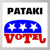Stemming : George Pataki Republikein Elephant Poster (Voorkant)