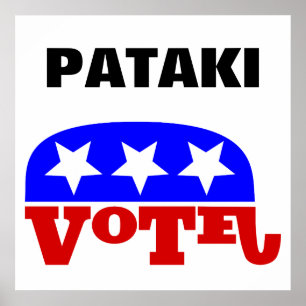 Stemming : George Pataki Republikein Elephant Poster
