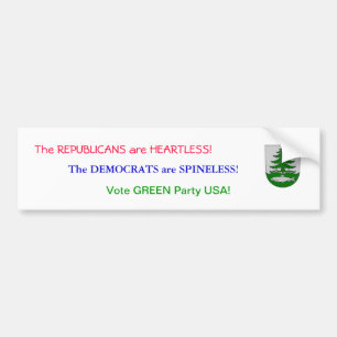 Stemming: Groene Partij VS Bumpersticker