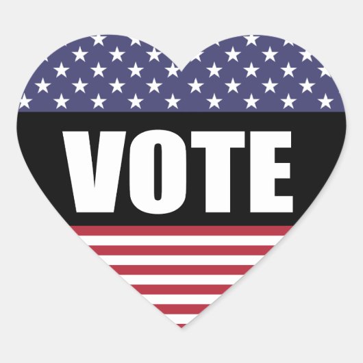 STEMMING HART STICKER (Voorkant)