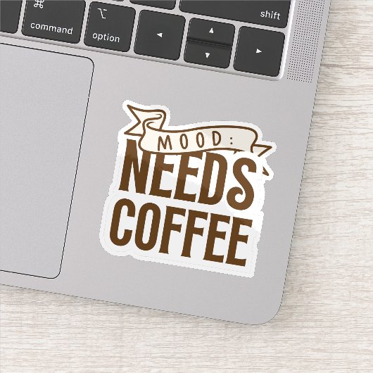 Stemming Heeft Koffie Nodig Sticker (Detail)