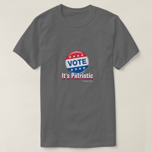 Stemming: Het is patriottisch - een MisterP-Shirt T-shirt (Design voorkant)