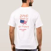 STEMMING HILLARY 2016 t-shirt (Achterkant)