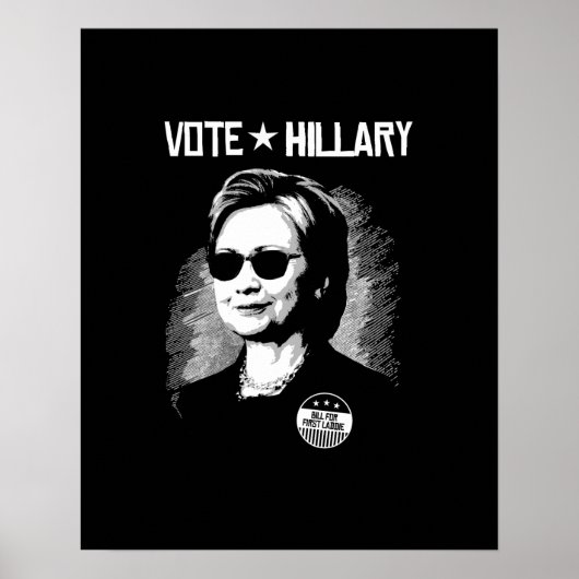 Stemming Hillary - Bill for First Laddie — Poster (Voorkant)