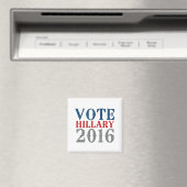 STEMMING HILLARY CLINTON 2016 .png Magneet (Insitu (Vaatwasser))
