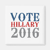 STEMMING HILLARY CLINTON 2016 .png Magneet (Voorkant)