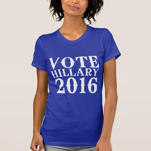 STEMMING HILLARY CLINTON 2016  T-SHIRT (Voorkant)