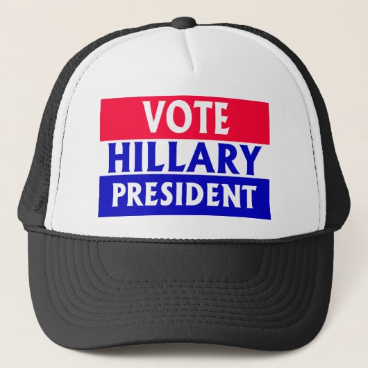Stemming: Hillary Clinton Trucker Pet (Voorkant)
