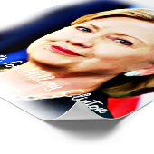 Stemming: Hillary Clinton voor President van USA_ Poster (Hoek)