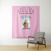 Stemming Homecoming Queen Pink HOCO Foto Achtergro Wandkleed (In situ)