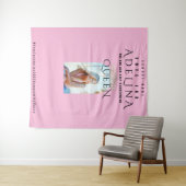 Stemming Homecoming Queen Pink HOCO Foto Achtergro Wandkleed (In Situ (horizontaal))