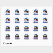 Stemming honingbadger voor President Ronde Sticker (Vel)