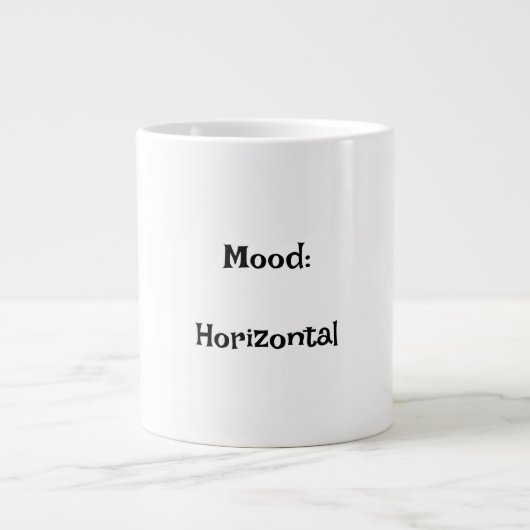 Stemming: Horizontale grappige mok (Voorkant)