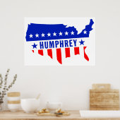 Stemming: Hubert Humphrey Poster (Keuken)