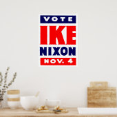 Stemming Ike, Nixon in 1952 Poster (Keuken)