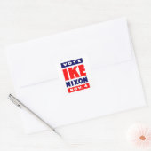 Stemming Ike, Nixon in 1952 Vierkante Sticker (Envelop)
