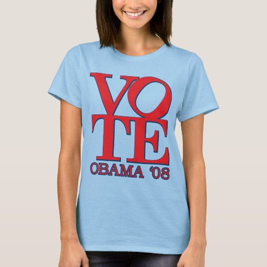 Stemming in 2008 t-shirt (Voorkant)