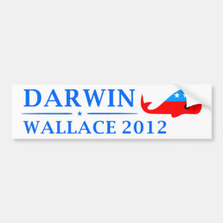 Stemming in 2012: Darwin & Wallace Bumpersticker