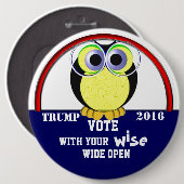 Stemming in 2016 ronde button 6,0 cm (Voorkant /achterkant)