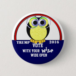 Stemming in 2016 ronde button 6,0 cm