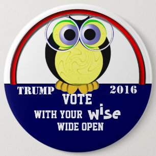 Stemming in 2016 ronde button 6,0 cm