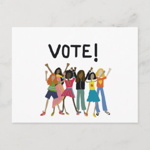 Stemming in 2020 briefkaart