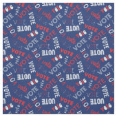 Stemming in 2020 Typografische patroonmarine Stof (Swatch)