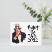 Stemming in 2022 briefkaart (Staand voorkant)