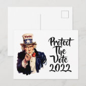 Stemming in 2022 briefkaart (Voorkant / Achterkant)