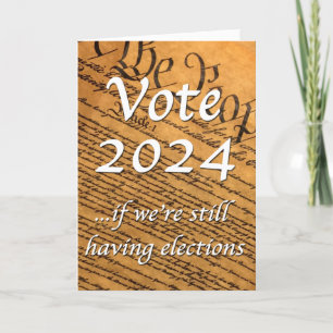 Stemming in 2024 als er nog verkiezingen zijn kaart